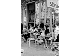 A Paris café : Slavia café, 1969